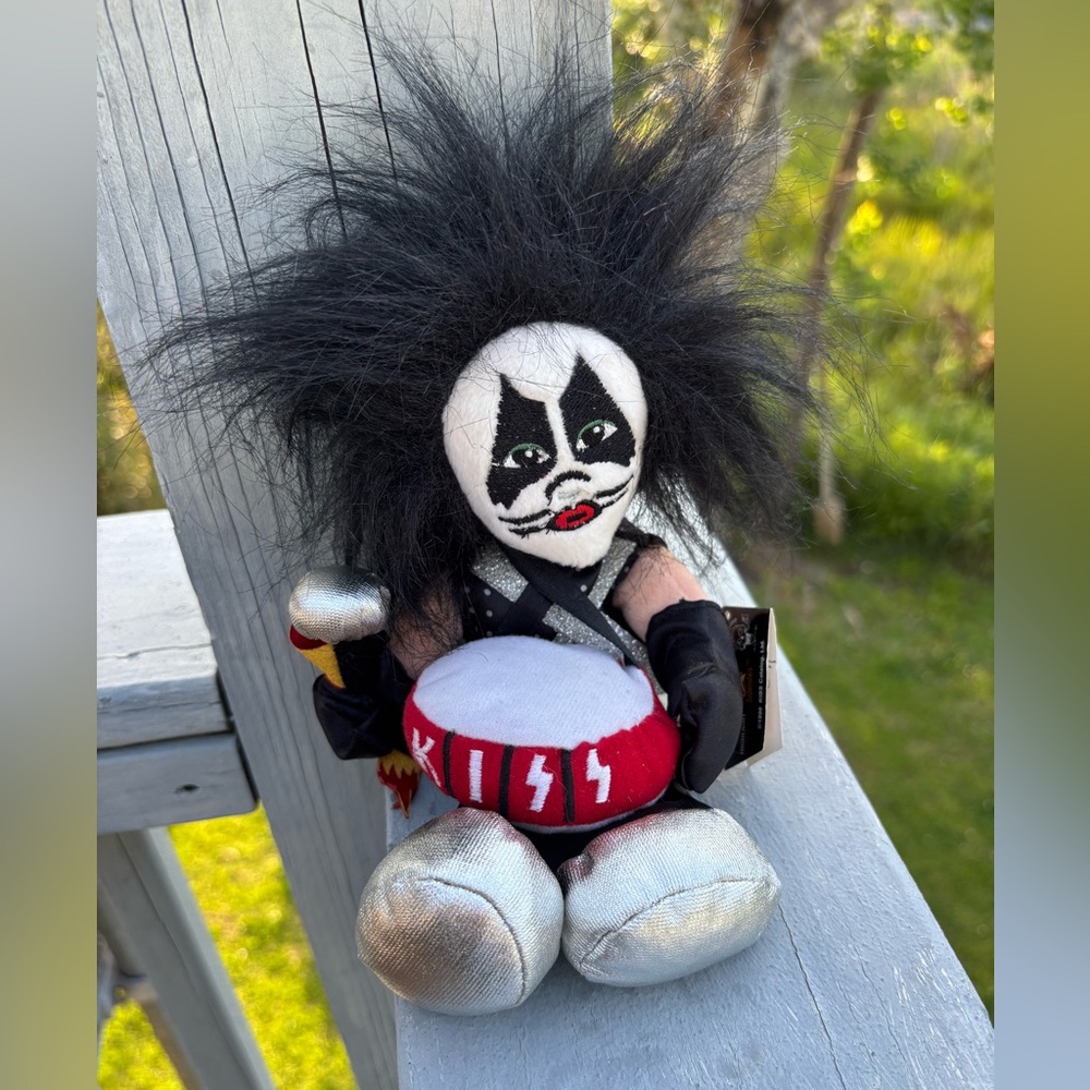 Superstar Kiss Peter Criss Plush Bean Bag Doll 1998